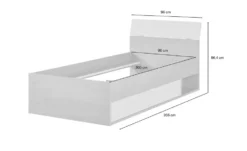 Bettgestell Milow -Einzelbanke 11116182 8 202111252244