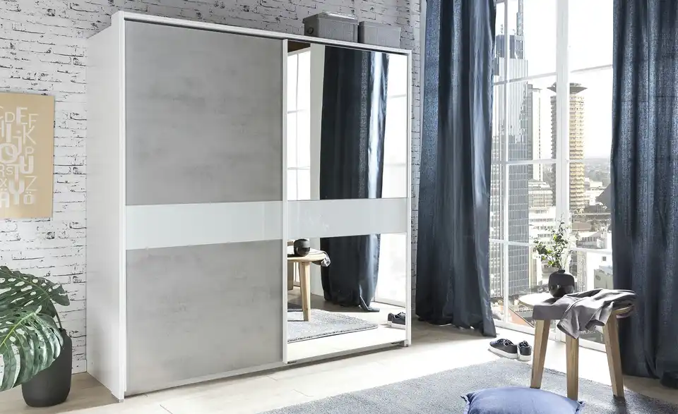 Schwebetürenschrank, 2-türig Mansfield 3 Schwebetürenschrank, 2-türig Mansfield