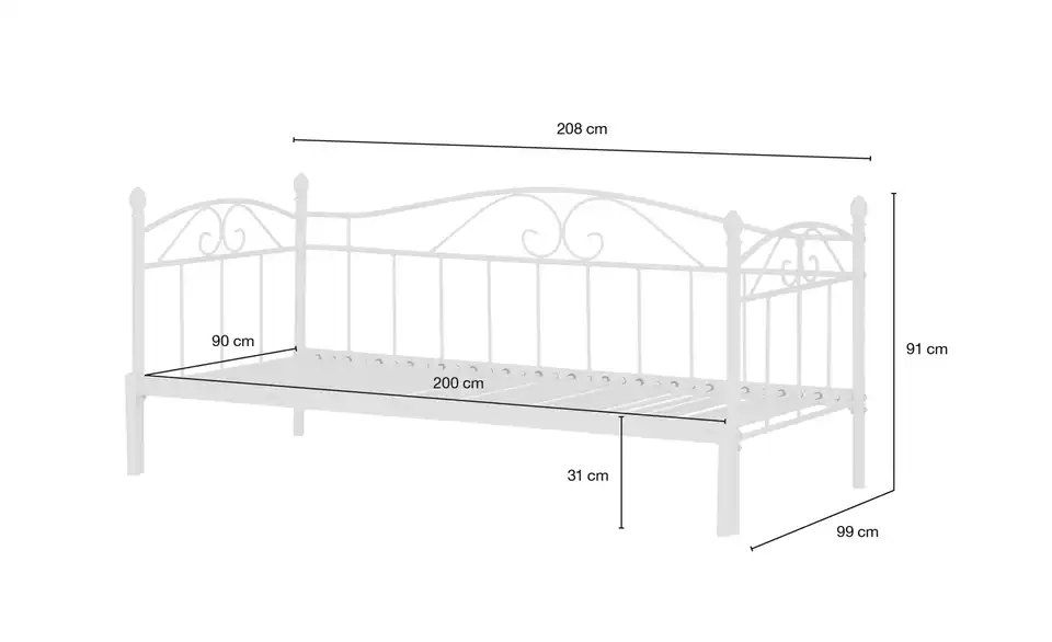 Tagesbett Mit Auszug Harrow 13 Tagesbett Mit Auszug Harrow – Bild 11