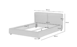 Polsterbettgestell Waltham -Einzelbanke 12123069 1 202302242233