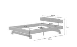 HASENA Massivholz-Bettgestell Inca 27 HASENA Massivholz-Bettgestell Inca -Einzelbanke 12125730 2 202111242310