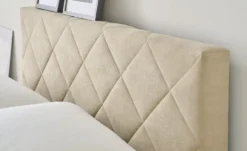 Boxspringbett Mit Bettkasten Und Topper, Beige Princess -Einzelbanke 12126267 4 202401101238