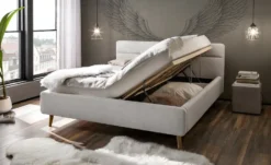 Polsterbettgestell Mit Lattenrost Und Stauraum Hounslow -Einzelbanke 12126390 6 201905202037