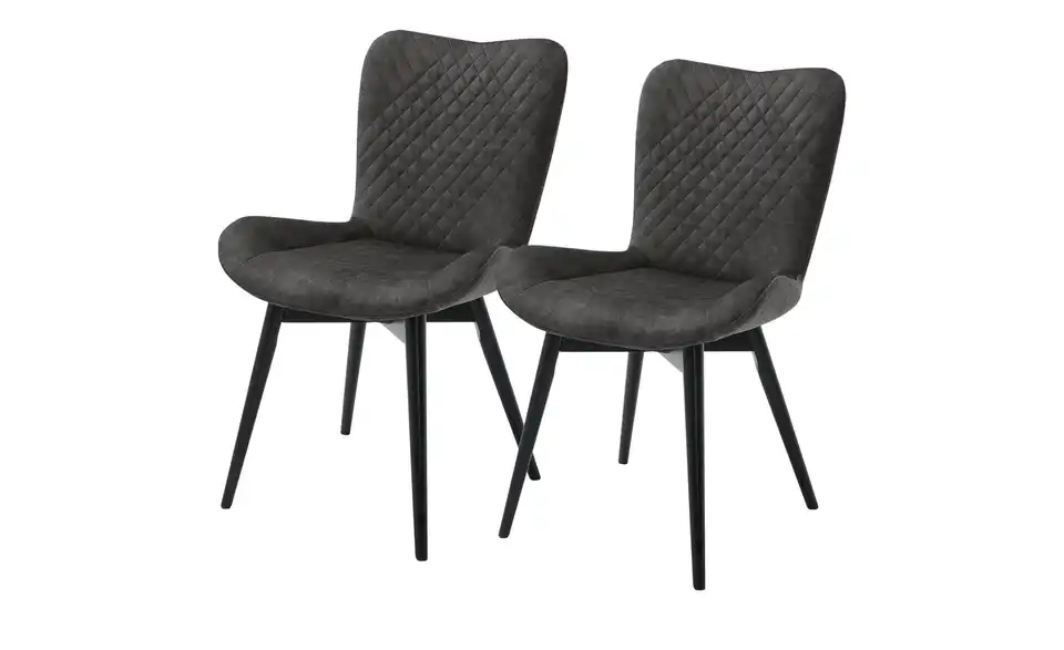 Gray & Jones 2er Set Esszimmerstuhl Mit Diamant-Steppung Tierra Fuego Two 3 Gray & Jones 2er Set Esszimmerstuhl Mit Diamant-Steppung Tierra Fuego Two
