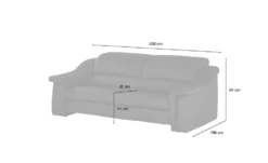 Himolla Ledersofa 1501 -Einzelbanke 20402521 9 202307072234