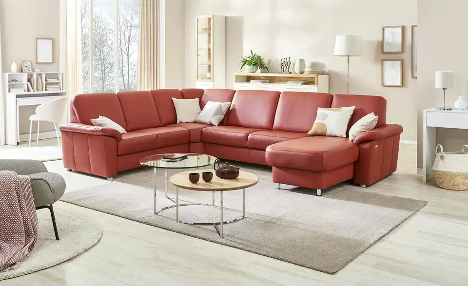 MeinSofa Wohnlandschaft Leder Carolin 3 MeinSofa Wohnlandschaft Leder Carolin