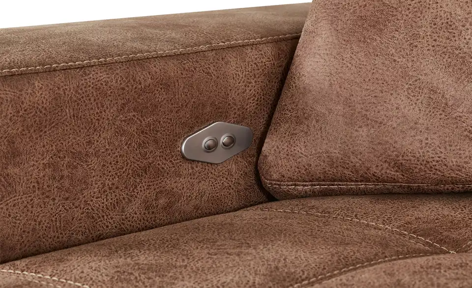 Bobb Big Sofa Cognac - Microfaser Caro 12 Bobb Big Sofa Cognac - Microfaser Caro – Bild 10