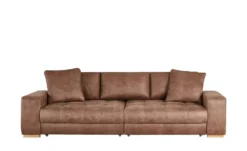 Bobb Big Sofa Cognac - Microfaser Caro