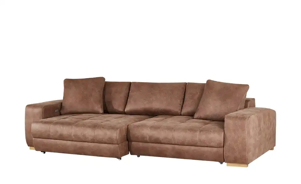 Bobb Big Sofa Cognac - Microfaser Caro 8 Bobb Big Sofa Cognac - Microfaser Caro – Bild 6