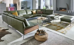 Nils Olsen Leder-Wohnlandschaft Alva