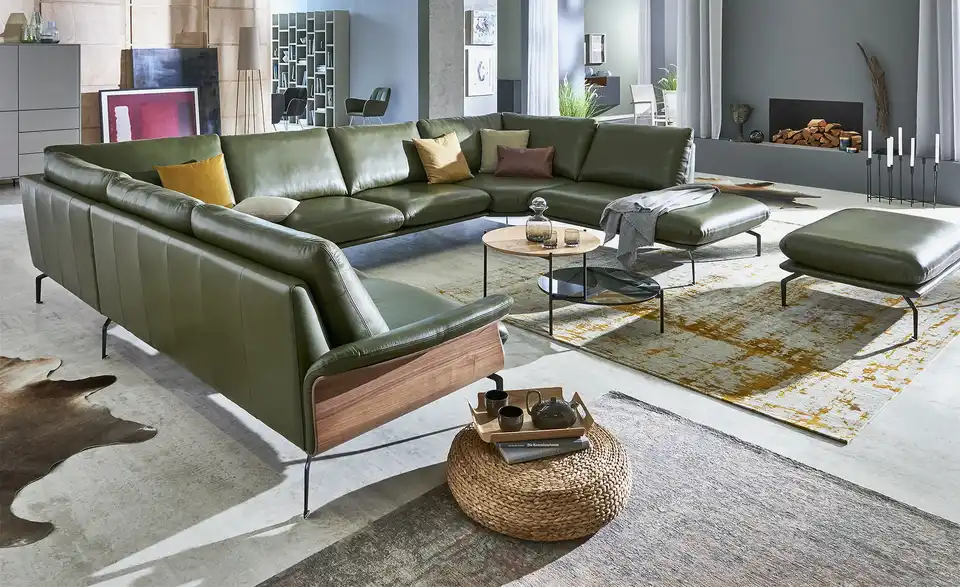 Nils Olsen Leder-Wohnlandschaft Alva 3 Nils Olsen Leder-Wohnlandschaft Alva