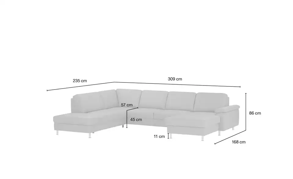 MeinSofa Wohnlandschaft Mit Sitz- Und Rückenbezug Aus Leder Kathi 13 MeinSofa Wohnlandschaft Mit Sitz- Und Rückenbezug Aus Leder Kathi – Bild 11