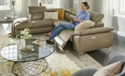 Uno Ecksofa Mit Elektrischer Relaxfunktion Danae