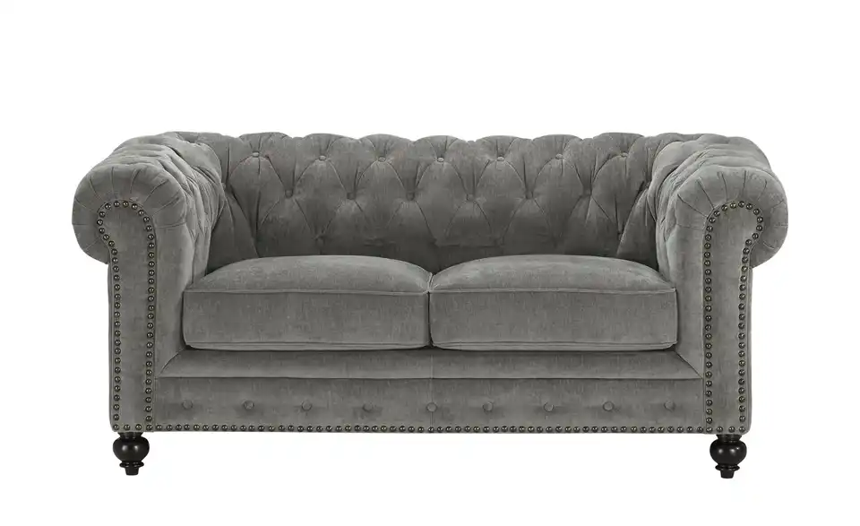 Uno Einzelsofa Chesterfield Stoff 4 Uno Einzelsofa Chesterfield Stoff – Bild 2