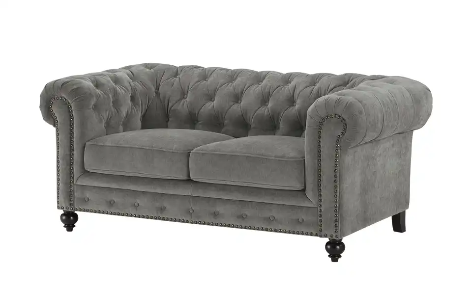 Uno Einzelsofa Chesterfield Stoff 5 Uno Einzelsofa Chesterfield Stoff – Bild 3