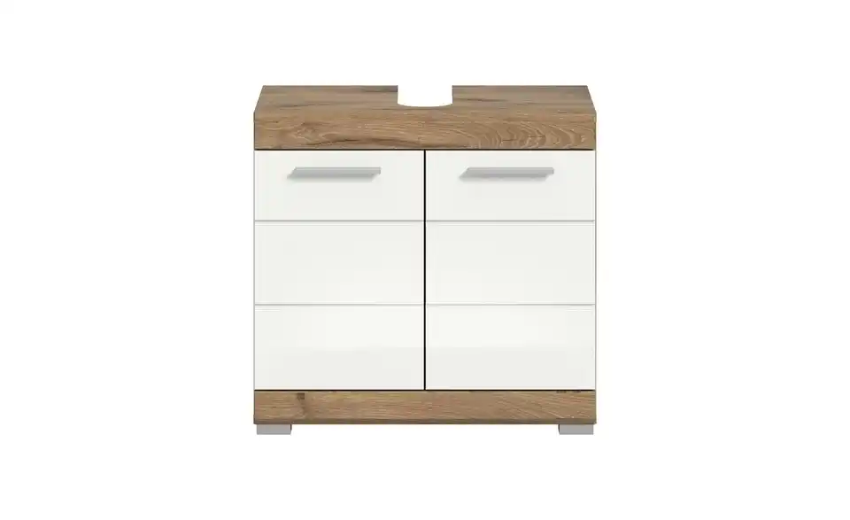 Waschbeckenunterschrank WALDSEE, Breite 60cm, 2 Tür, 2 Fächer, Mit Siphonausschnitt, MDF-Front, In Verschiedenen Farben Erhältlich, Badmöbel, Badschrank, Kommode, Bad Waldsee 8 Waschbeckenunterschrank WALDSEE, Breite 60cm, 2 Tür, 2 Fächer, Mit Siphonausschnitt, MDF-Front, In Verschiedenen Farben Erhältlich, Badmöbel, Badschrank, Kommode, Bad Waldsee – Bild 6