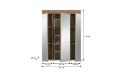 Badezimmerspiegelschrank WALDSEE, Breite 60cm, 3 Spiegeltüren, 9 Fächer, 6 Einlegeböden, In Verschiedenen Farben Erhältlich, Badmöbel, Spiegel, Badschrank, Bad Waldsee 13 Badezimmerspiegelschrank WALDSEE, Breite 60cm, 3 Spiegeltüren, 9 Fächer, 6 Einlegeböden, In Verschiedenen Farben Erhältlich, Badmöbel, Spiegel, Badschrank, Bad Waldsee -Einzelbanke 41610759 2 202502201241