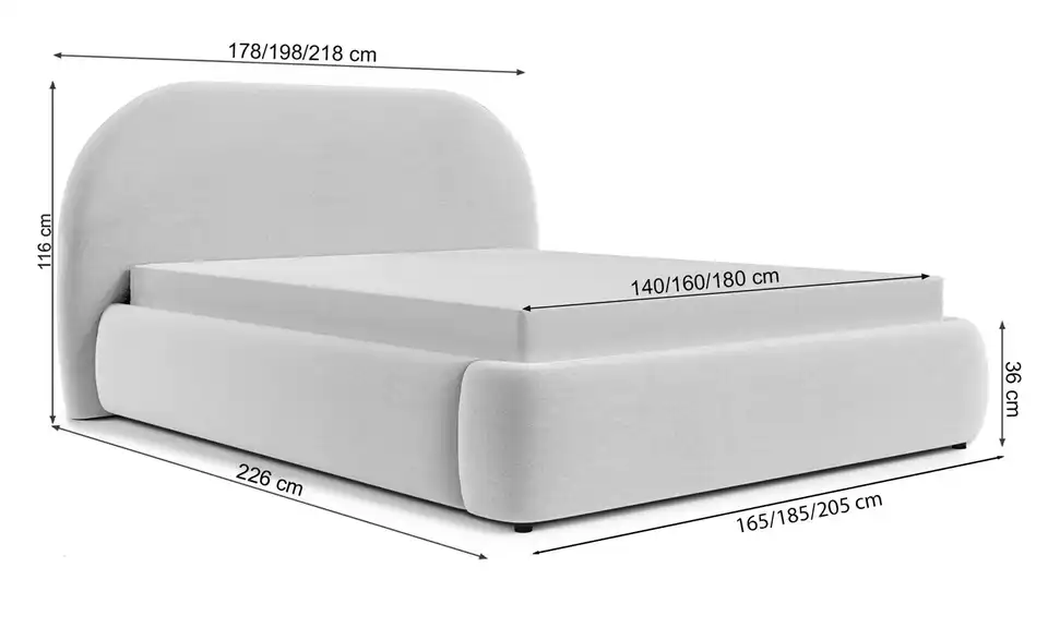 Selsey Polsterbett Mit Bettkasten Ovo 4 Selsey Polsterbett Mit Bettkasten Ovo – Bild 2