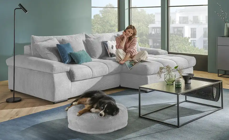 Bobb Ecksofa Mit Trendigem Cordbezug Hella 4 Bobb Ecksofa Mit Trendigem Cordbezug Hella – Bild 2