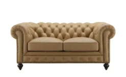 Uno Ledersofa Im Vintagelook Chesterfield